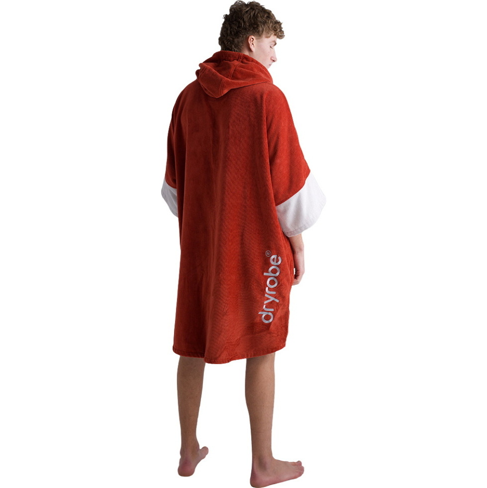 2026 Dryrobe Full-Zip Organic Towel Robe ORGANICFZTRBO - Burnt Orange